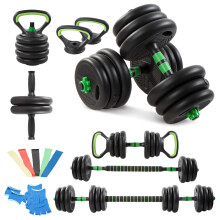 20Kg 5-in-1 Dumbbell Set fitness Weights Barbell Dumbbell Body Weight