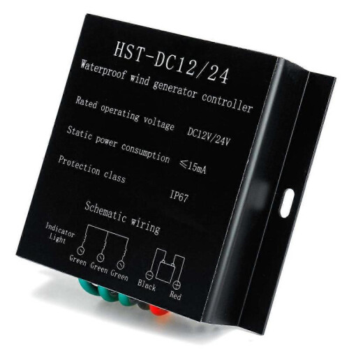 12V/24V 9000W Wind Turbines Generator Controller Waterproof Battery Charge Overvoltage Protection Co 2