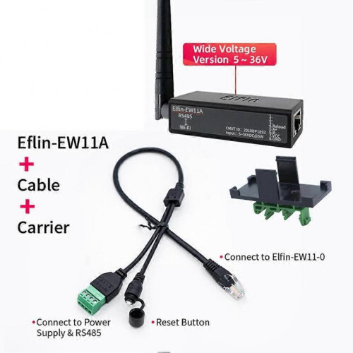 Serial Port RS485 to WiFi Device Server Module Converter -EW11A-0 Modbus Protocol Data Transfer Via 1
