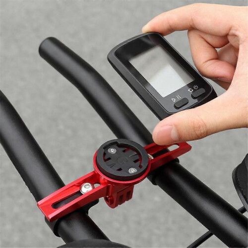 (Red) TT Handlebar Computer Mount Bike 22.2mm 25.4mm Rest Handlebar Computer Mount Adapter for 2