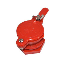 (As show, One size) Valve for Honey Extractor Beekeeping Tool,Nylon+Stainless Steel Bee Honey Valve Bucket Faucet Beekeeping Bottling ToolRed