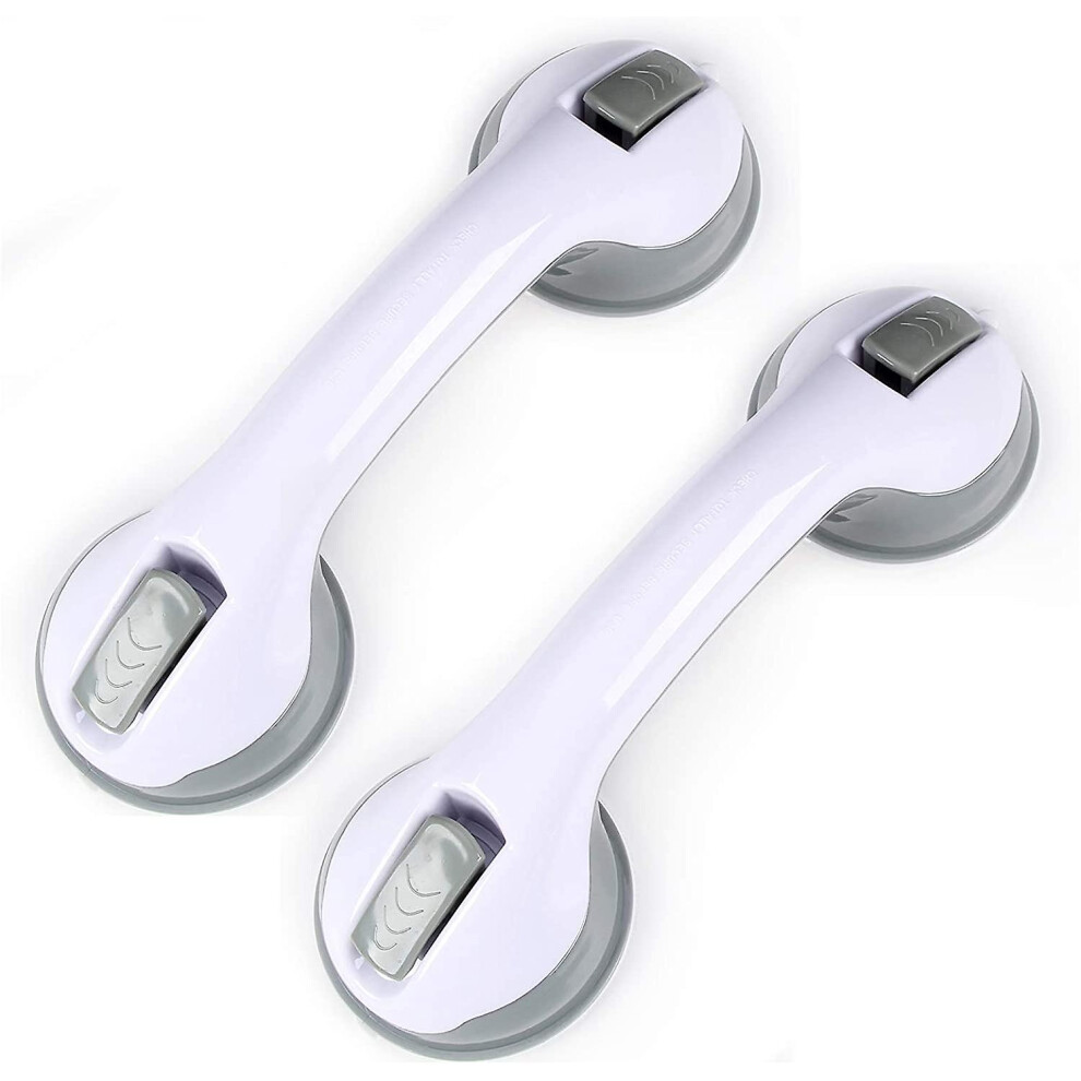 (As show, One size) 2 Pieces Handle With Suction Cup, Movable Handrail, Safety Handle, Bathroom Bracket, Shower Handle, Safety Handle For Shower Room,
