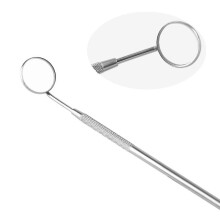 (As show, One size) 3pcs Oral Dentistry Dental Oral Hygiene Mouth Mirror Stainless Steel Handle,dentist Tool For Teeth Cleaning Inspection Daily Use Oral Care