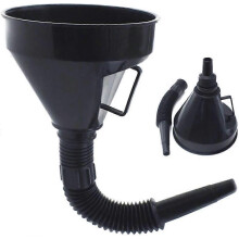 (As show, One size) Mouth Fuel Funnel with Handle, Large Plastic Funnels Car Fuel Filter Funnel Flexible Spout for Water Refueling Funnel Emergency Tools