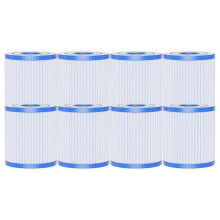 8 Pack Pool Filter H for 29007E Type H Pool Filter , 330 GPH Filter Pump Above Ground Pool Filters