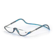 (Blue, -2.50) Magnet Reading Glasses For Men Women Hanging Neck Half Frame Magnetic