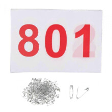 (801 to 900) 100 Pieces Running Bibs Numbered Race Bibs 100 Numbers Athlete Race Numbers 001 To 100