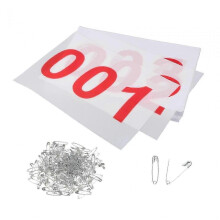 (001 to 100) 100 Pieces Running Bibs Numbered Race Bibs 100 Numbers Athlete Race Numbers 001 To 100