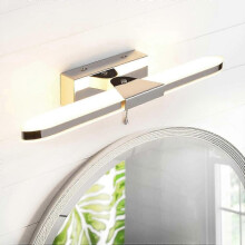 Contemporary Vanity Lamp, High Color Rendering Index Non-Yellowing Frosted Shade for Sink Hallway Kitchen Bar (40CM)