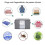 Clear Window Storage Bins, Reinforced Handles Ensure Easy Carrying & Durability, for Underbed, Closet Storage, Foldable Design for Space-saving 2