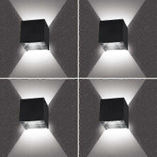 Grade Ip65 Waterproof Outdoor Wall Light, Modern Wall Sconces with Adjustable Light Angle for Indoor And Outdoor, Easy To Install And Dimmable Wall
