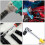 Emergency Solution Latch Bore Socket Set, Brake Caliper Tools for Comprehensive Set Applications, Precision-crafted 5PCS Square Drive Tools With 2