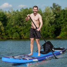 (Dark Blue) 11FT Inflatable Paddle Board Complete Surfboard UK