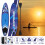 ELECWISH (Dark Blue) 11FT Inflatable Paddle Board Complete Surfboard UK 5