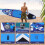 ELECWISH (Dark Blue) 11FT Inflatable Paddle Board Complete Surfboard UK 9