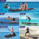 ELECWISH (Black) 11FT Inflatable Paddle Board Complete Surfboard UK 13