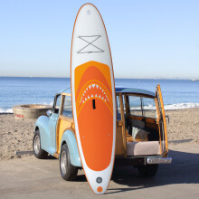 (Orange (No Seat)) 11FT Inflatable Paddle Board Complete Surfboard UK