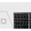 Slim Foldable Bluetooth Keyboard for Tablets, Quiet Typing Experience, Portable Wireless Keyboard with Long-lasting Materials, Durable Battery 3