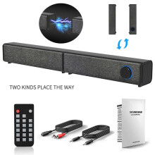 3D Surround Sound Bar Bluetooth Soundbar System Wireless Theater Speaker TV AUX