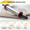 Straight Design Pastry Rolling Pin, Stainless Steel Dough Roller for Consistent Thickness and Control 4