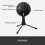 Switchable Pickup Patterns Microphone, Crystal Clear Audio, Advanced Pop Filter for Blue Snowball, Professional Grade Gaming for Streaming Office USB 4