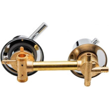 Ceramic Cartridge Shower Faucet, Modern Design with Matte Black Finish Enhances Any Bathroom Decor, 2/3/4/5 Water Outlet Hole Distance 10Cm/ 12.5Cm