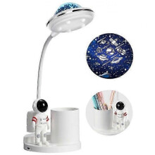 Eye-Care Reading Light for Kids, Dimmable Desk Lamps with 360 Adjustable Gooseneck and Pen Holder