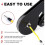 Labor-saving Ratchet Crimper, Self-adjustable for Versatile Crimping Range And Quick Release Trigger for Non-slip Grips 3
