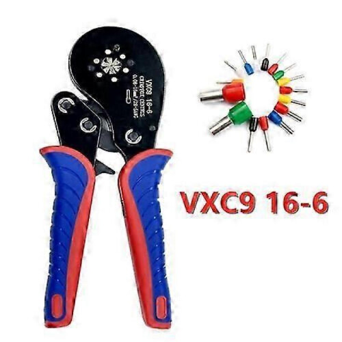 Labor-saving Ratchet Crimper, Self-adjustable for Versatile Crimping Range And Quick Release Trigger for Non-slip Grips
