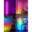 RGB Led Strip Floor Lamp, Nordic Style Dimmable Light with Smart App Control, Space-saving Triangular Base Design, Customizable Light Modes for 3