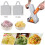 Multifunctional Vegetable Chopper, Ergonomically Designed Premium Plastic Safe Mandoline Slicer, Uniform Slicing Options, Non-slip Silicone Base 4