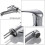 Sleek Design Kitchen Faucet, Diamond Seal Technology, Solid Brass Construction, Precise Water Flow And Temperature Control, Environmentally Friendly 5