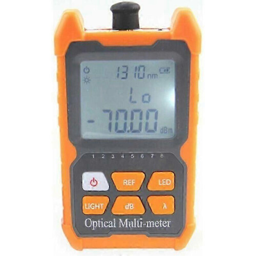Multifunction Fiber Optic Tools, Portable Optical Power Meter with Intelligent Backlight Selection and Automatic Shutdown