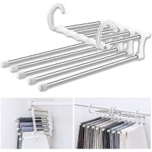 Fashionable Closet Organizer, Swing Arms Design for Easy Access, Anti-Rust Construction Guarantees Durability, Non-Slip Surface Keeps Your Clothes In