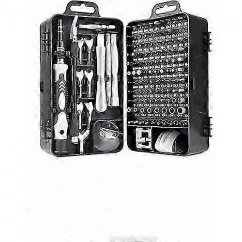 Multi Screwdriver Set with Increased Length, Heavy Duty Case for Chrome Vanadium Repair Tools