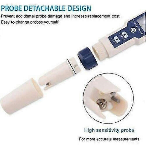 Salinity Tester for Multipurpose Applications, Equipped with Automatic Calibration And Waterproof Design, Digital Ph Meter Ensures Reliable Water 1