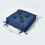 Homescapes (Navy Blue) Cotton Dining Chair Booster Cushion 3