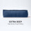 Homescapes (Navy Blue) Cotton Dining Chair Booster Cushion 6