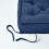 Homescapes (Navy Blue) Cotton Dining Chair Booster Cushion 7