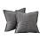 Textured Square Cushion Case for Couch Sofa Bed, Corduroy Decorative Throw Pillow Covers Easy Insertion Removal, Soft Cross Patchwork Invisible 1