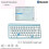 Portable Retro Typewriter Keyboard, Mirror Plane Wireless Connectivity, 84-Key Compact Design for Seamless Typing Experience, Auto Power-Saving Mode 5