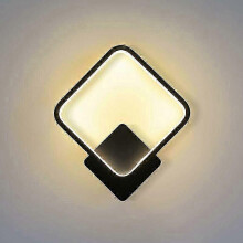 Ring Wall Sconce for Bedroom, Nordic Creative Style Color Dimming LED Indoor Wall Lamp with Anti-Rust Metal, Eye-Protecting Lighting for Kitchen