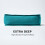 Homescapes (Teal) Cotton Dining Chair Booster Cushion 6