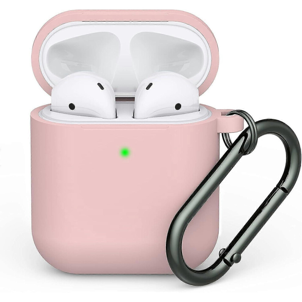 (As Show, One Size) Airpods Case Cover, Lelong Soft Silicone Protective Case Cover With Keychain For Apple Airpods 2Nd 1St Charging Case Men Women [Fr 4631153655760