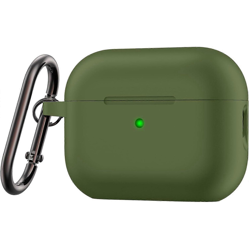 (As Show, One Size) Airpods Pro 2Nd Generation Case Cover 2022, Soft Silicone Skin Cover Shock-Absorbing Protective Case With Keychain For New Apple A Black 4631153675560