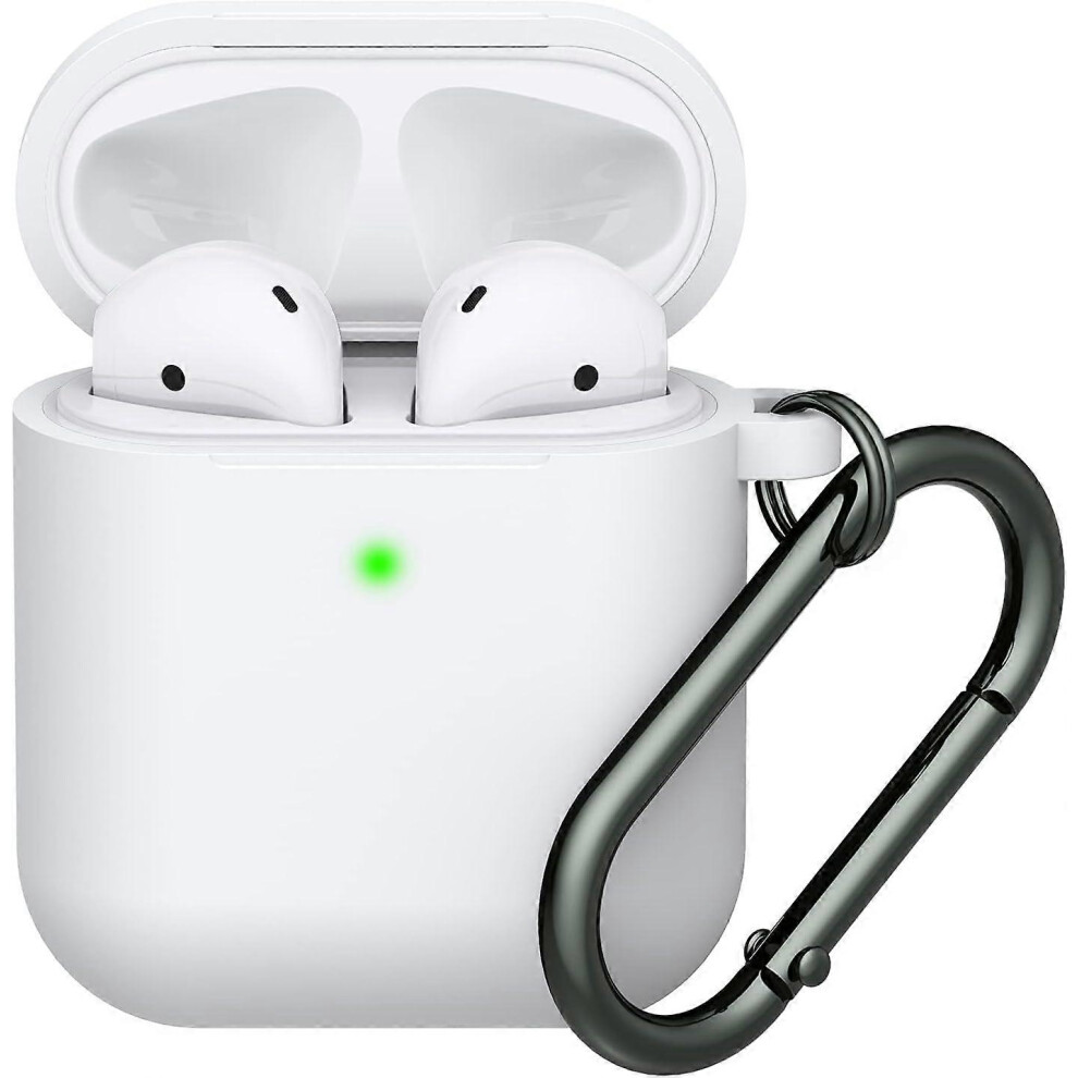 (As Show, One Size) Airpods Case Cover, Lelong Soft Silicone Protective Case Cover With Keychain For Apple Airpods 2Nd 1St Charging Case Men Women [Fr 4631466822194