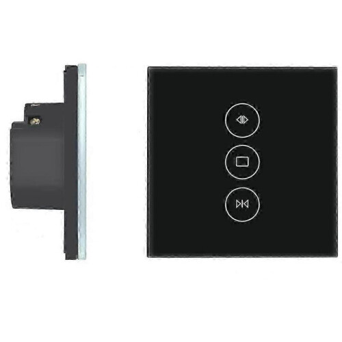 Revolutionize Your Space with a Smart Curtain Switch, Designed for Voice Control and Neutral Wire Installation, Ensuring Smooth Remote Management 1