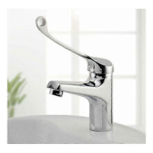 Single Hole Bathroom Faucet for Your ComfortZone, Elegant Chrome with Solid Brass Construction, Features Delay Function for Water Saving
