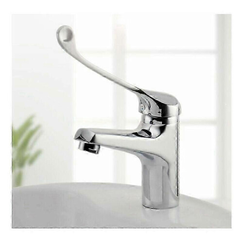 Single Hole Bathroom Faucet for Your ComfortZone, Elegant Chrome with Solid Brass Construction, Features Delay Function for Water Saving