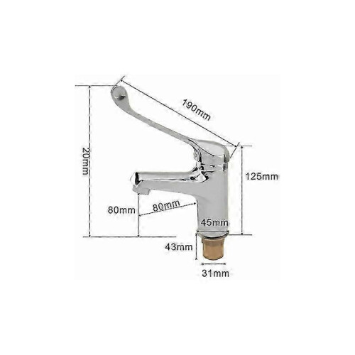 Single Hole Bathroom Faucet for Your ComfortZone, Elegant Chrome with Solid Brass Construction, Features Delay Function for Water Saving 2